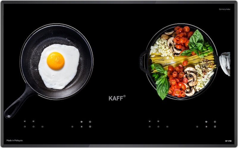Bếp từ âm 2 vùng nấu Kaff KF-179II tính năng thông minh, công nghệ hiện đại